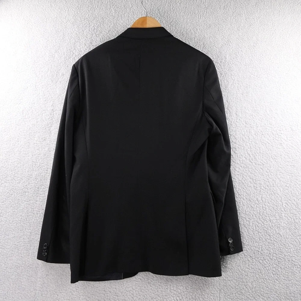Boss Hugo Boss‎ Men 40L Black Reda Fabric Suit Jacket Blazer Super 100 Bulgaria